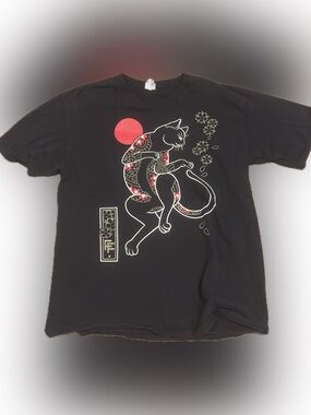 Fungus Fou Mystical Cat Tee
Mens Large